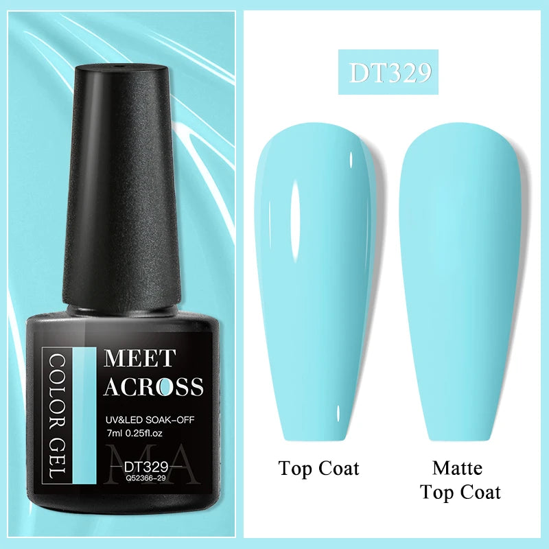 MEET ACROSS Matte Gel Polish