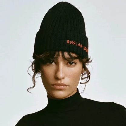 Winter Knitted Letter Beanie
