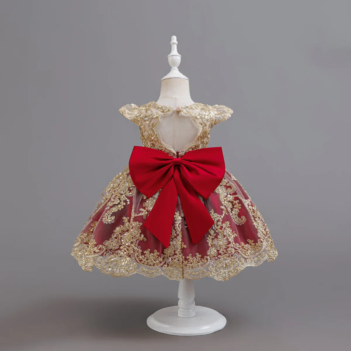 Princess Butterfly Flower Girl Dress