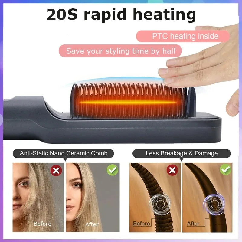 Electric Hot Straight Comb