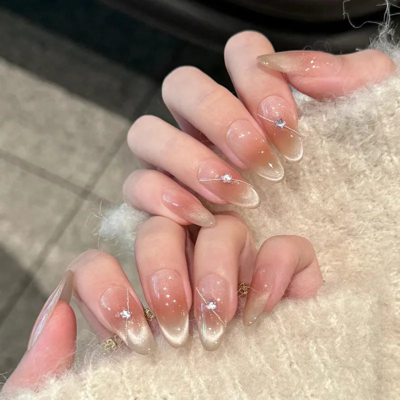 Floral Ballerina Press-On Nails