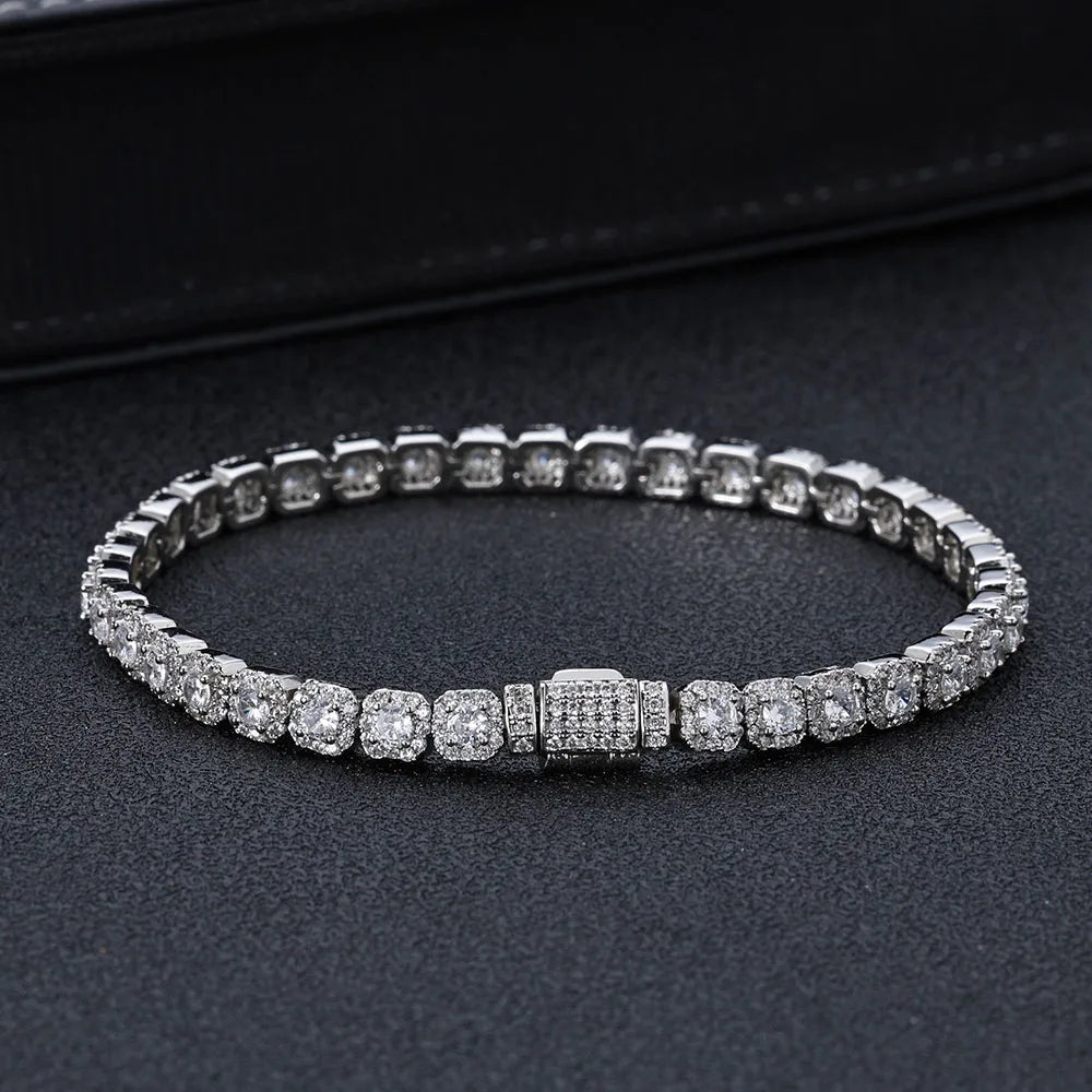 5mm Iced Tennis Chain Bracelet