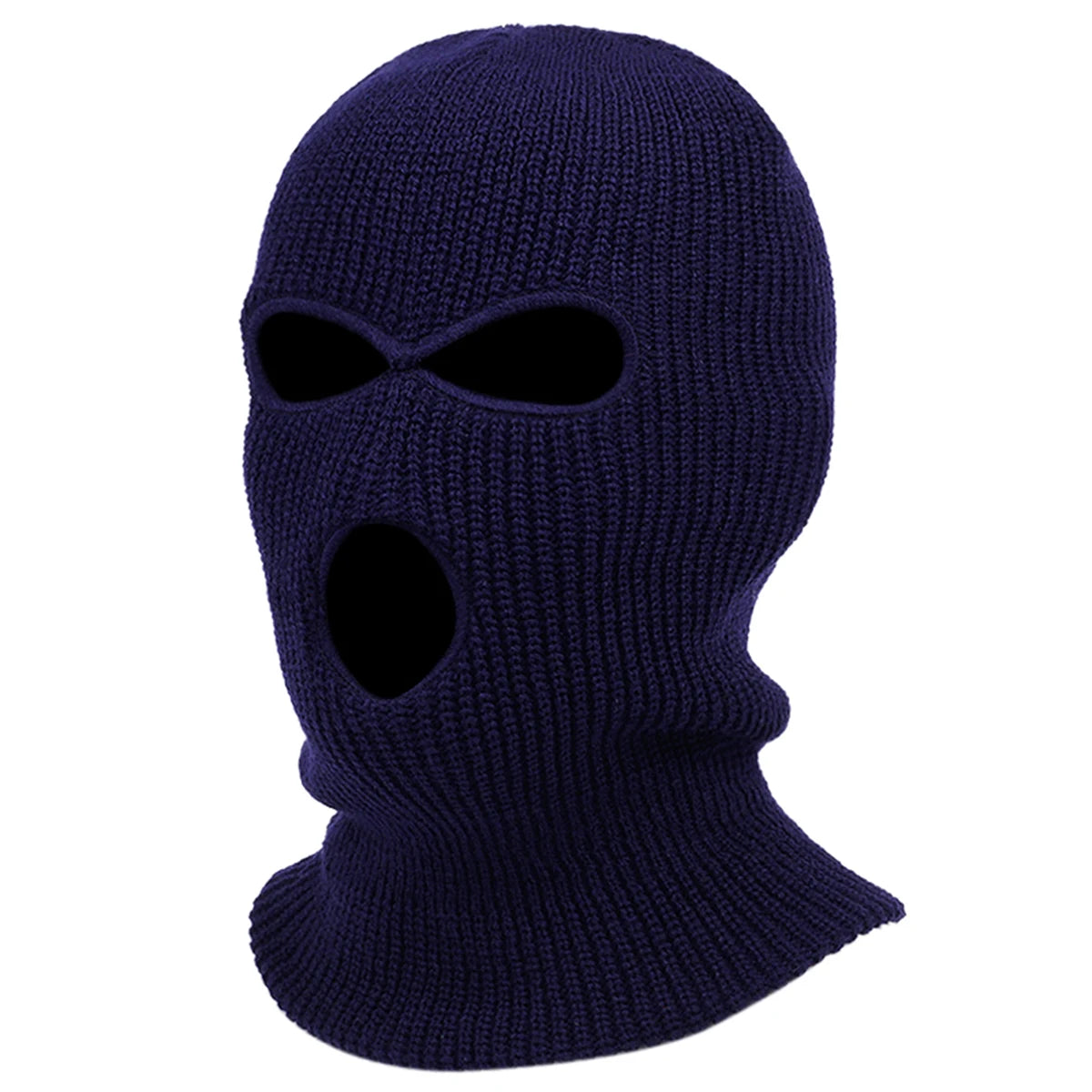 Men’s Solid Color Masked Beanie