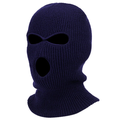 Men’s Solid Color Masked Beanie