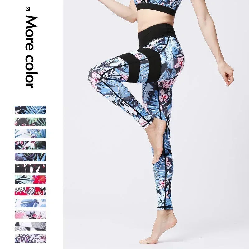 Cloud Hide Floral Push-Up Leggings