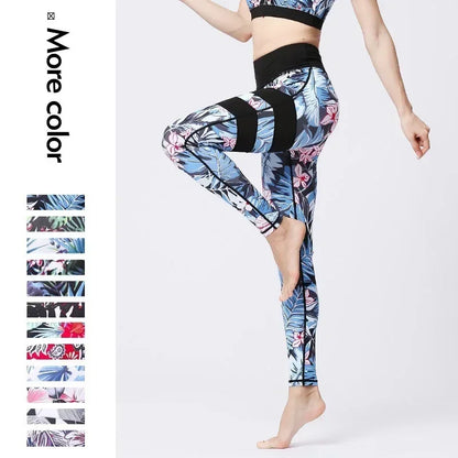 Cloud Hide Floral Push-Up Leggings