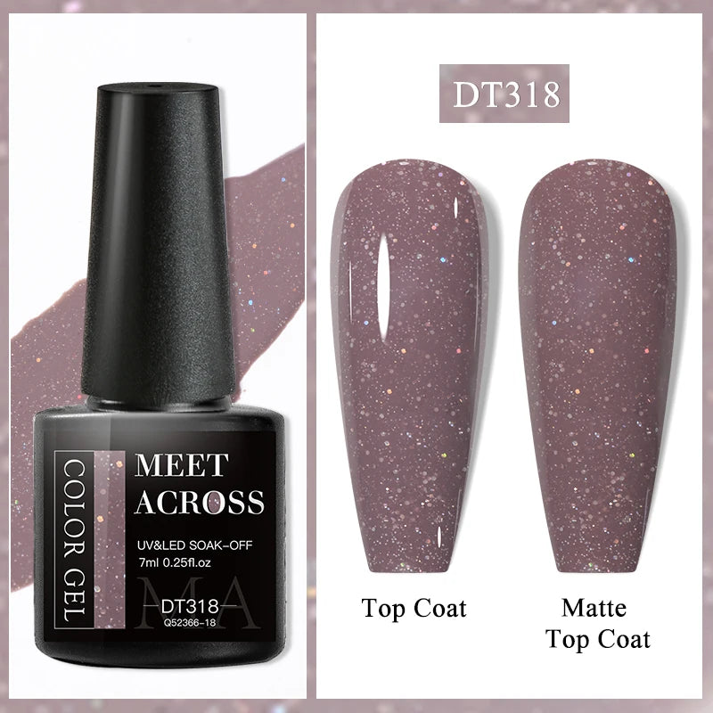 MEET ACROSS Matte Gel Polish