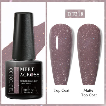 MEET ACROSS Matte Gel Polish