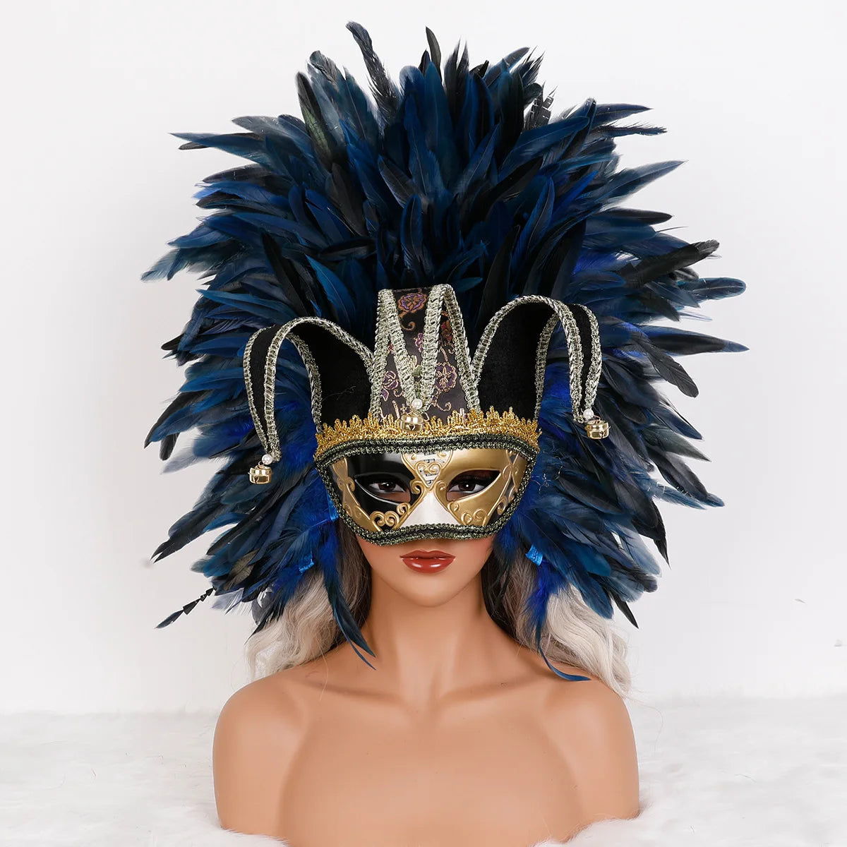 Feather Masquerade Party Mask