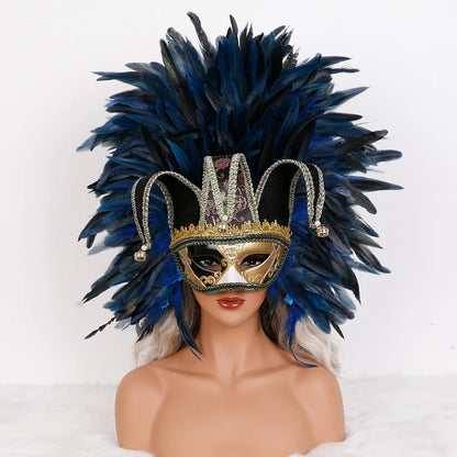 Feather Masquerade Party Mask