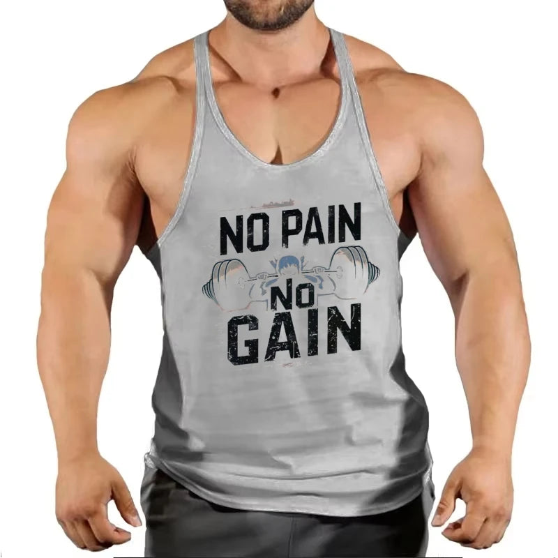 No Pain Gain Barbell Graphic
