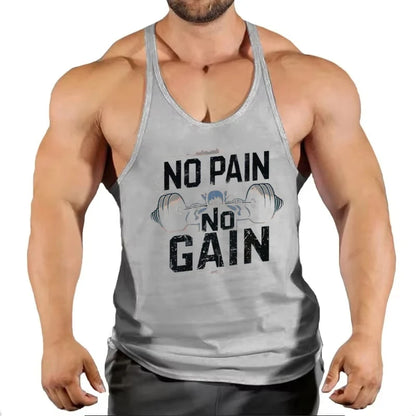 No Pain Gain Barbell Graphic