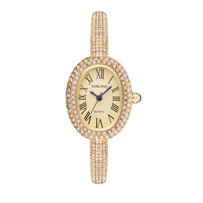 Oval Roman Watch