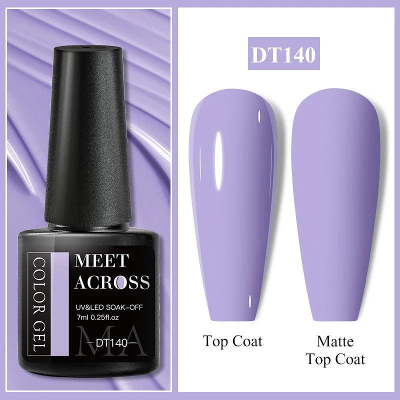 MEET ACROSS Matte Gel Polish