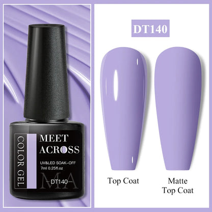 MEET ACROSS Matte Gel Polish