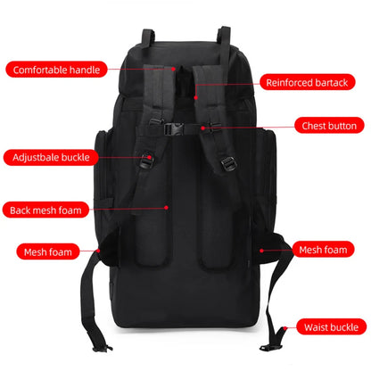 130L Reflective Trekking Backpack