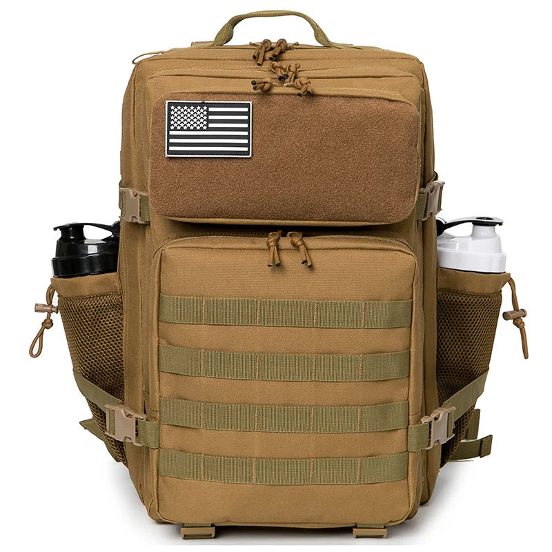Tactical Molle Backpack with Bottle Holder