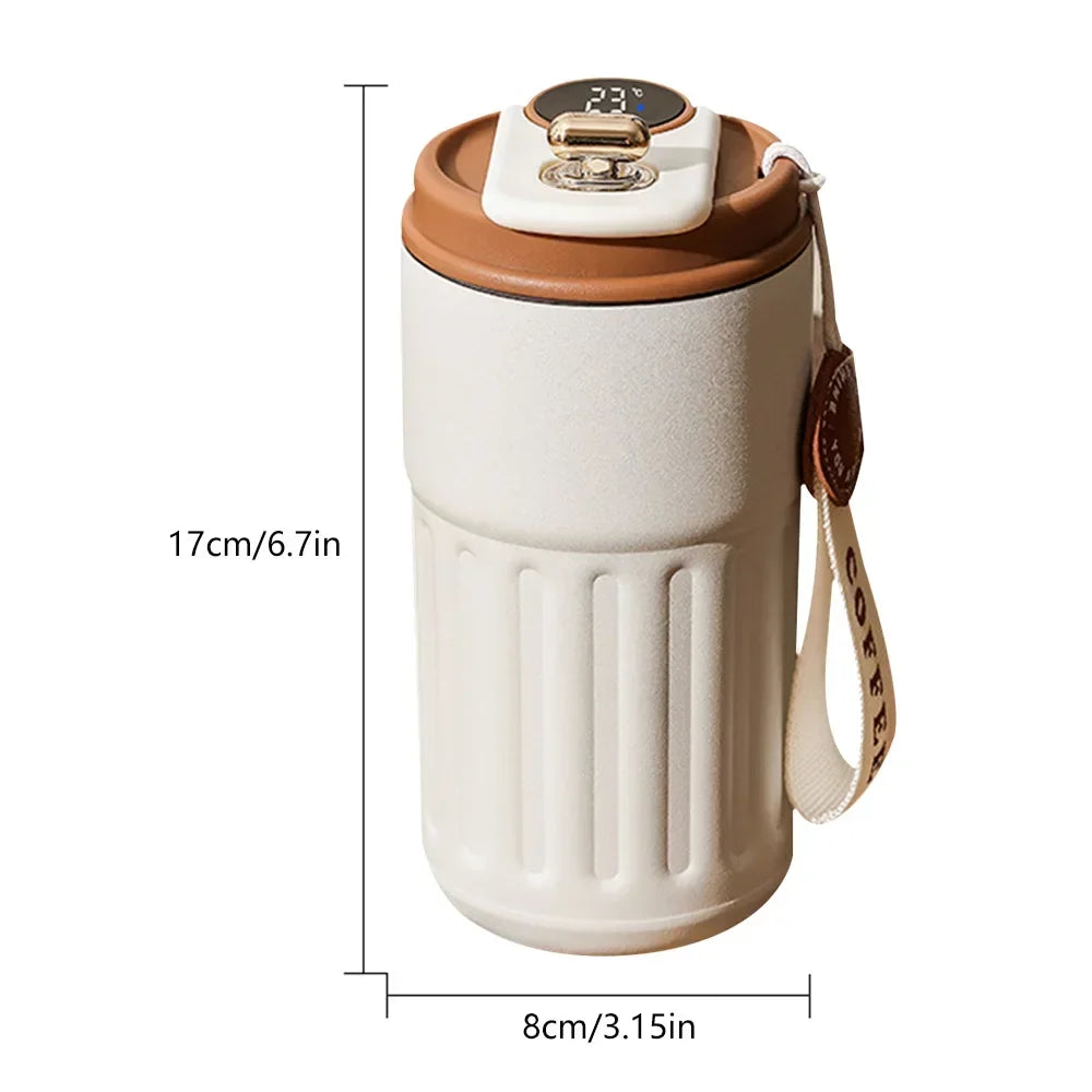 Lcd Digital Display Thermos Bottle