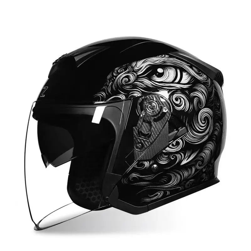 ORZ Semi-Covered Sun Visor Helmet