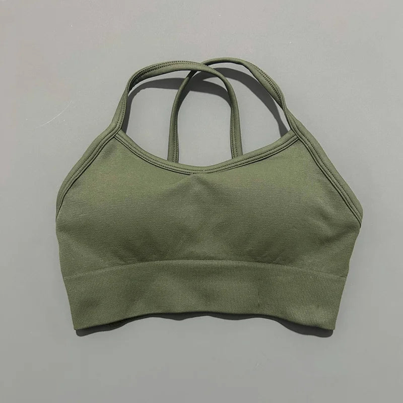 Histello Backless Cross Bra