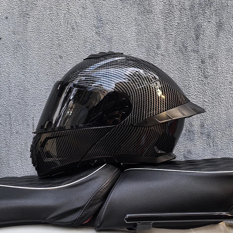 ORZ-B08A Glossy Mecha Racing Helmet