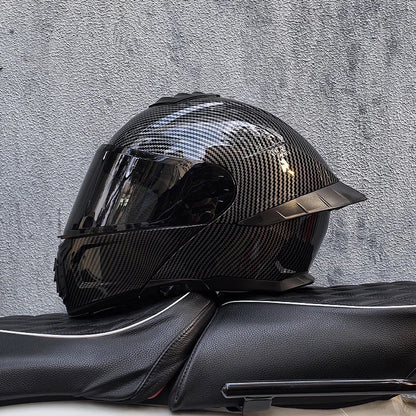 ORZ-B08A Glossy Mecha Racing Helmet