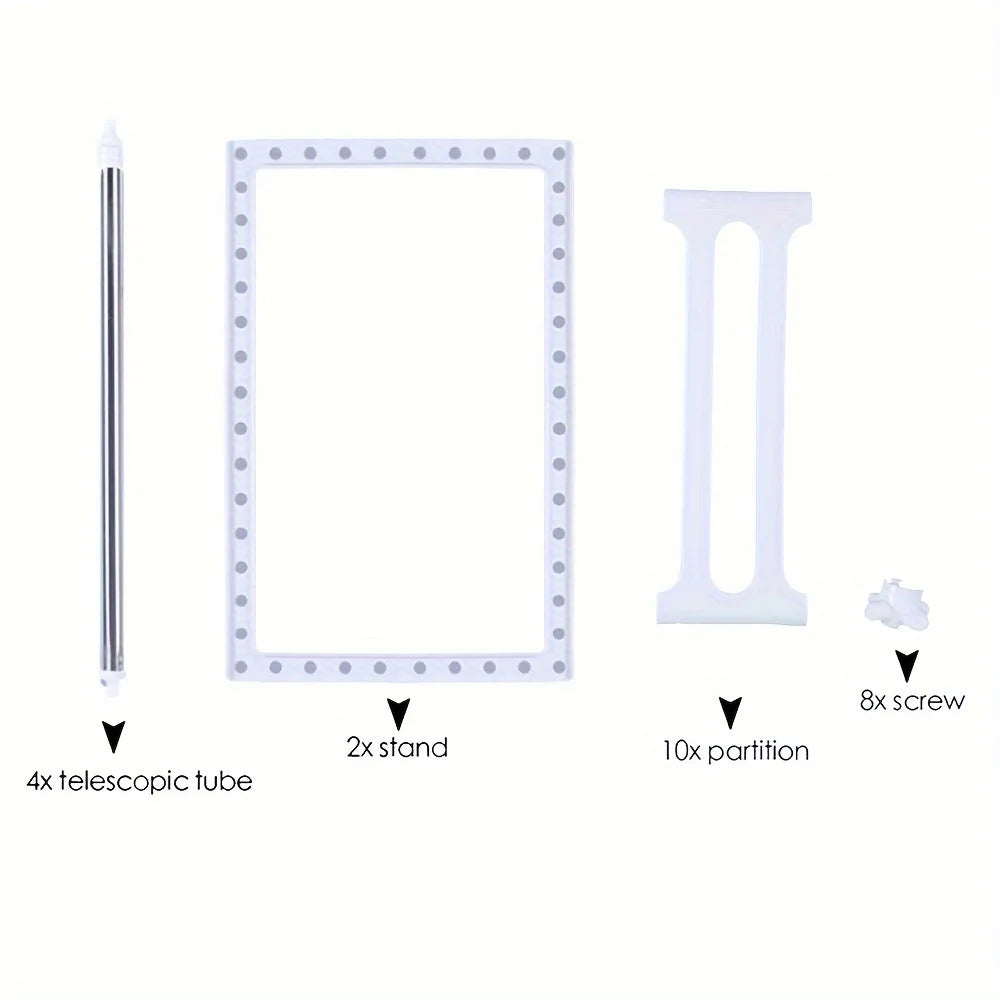 Pp Pull-Out Design Shelf Organis