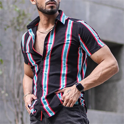 Printed Broadcloth Casual Shirt