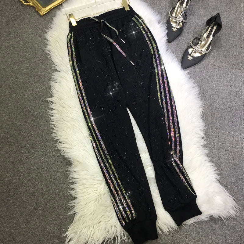 Lace-Up Harem Pants