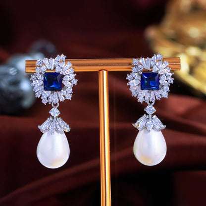 Square Drop Earrings