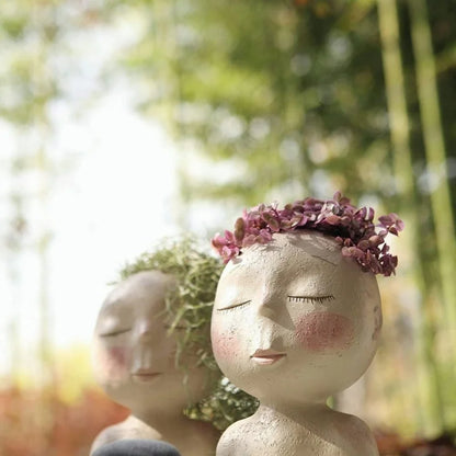 Creative Face Flower Pot