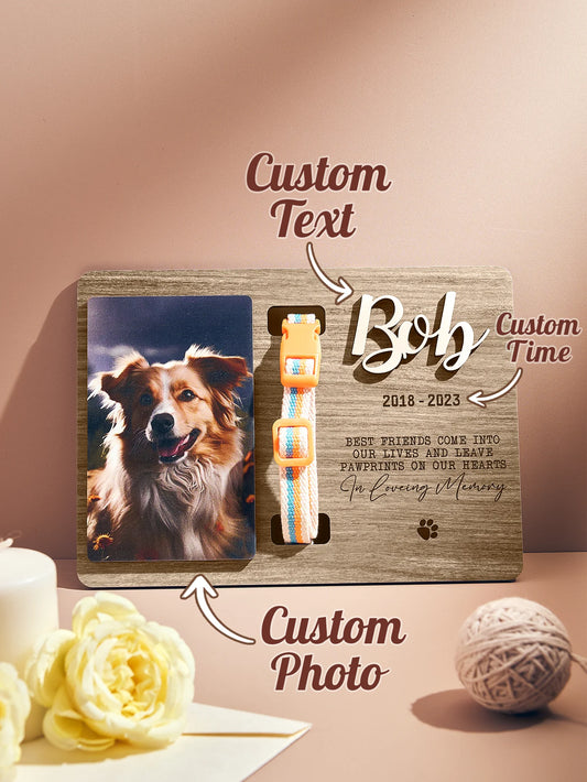 Personalized Pet Memorial Wooden Plaque