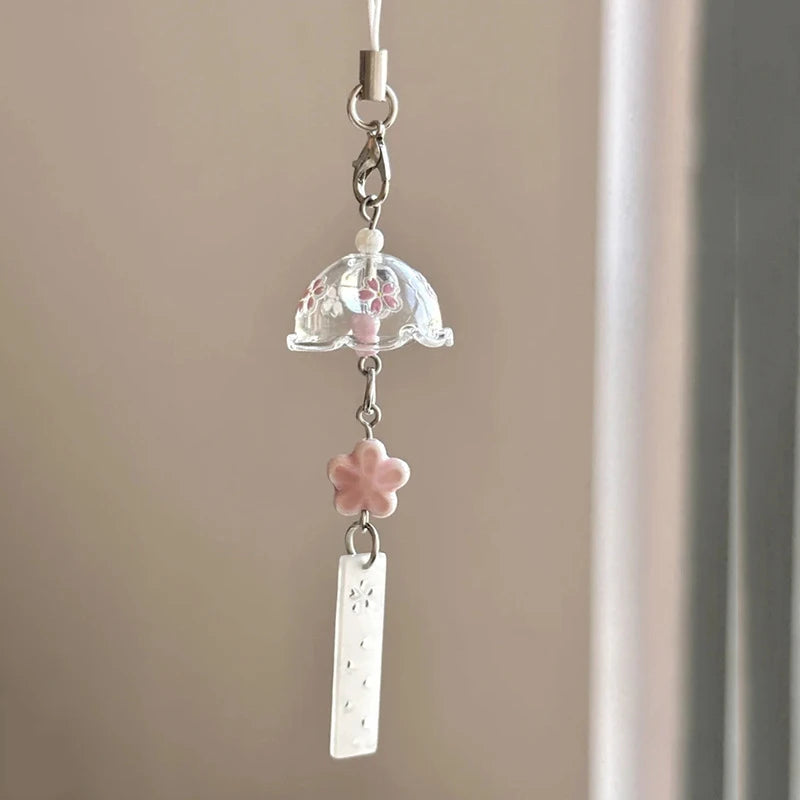 Cute Wind Chime Pendant Keyring