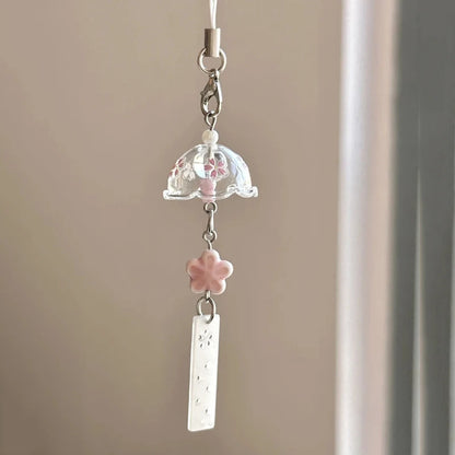 Cute Wind Chime Pendant Keyring