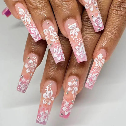 Leopard Cherry Press-On Nails