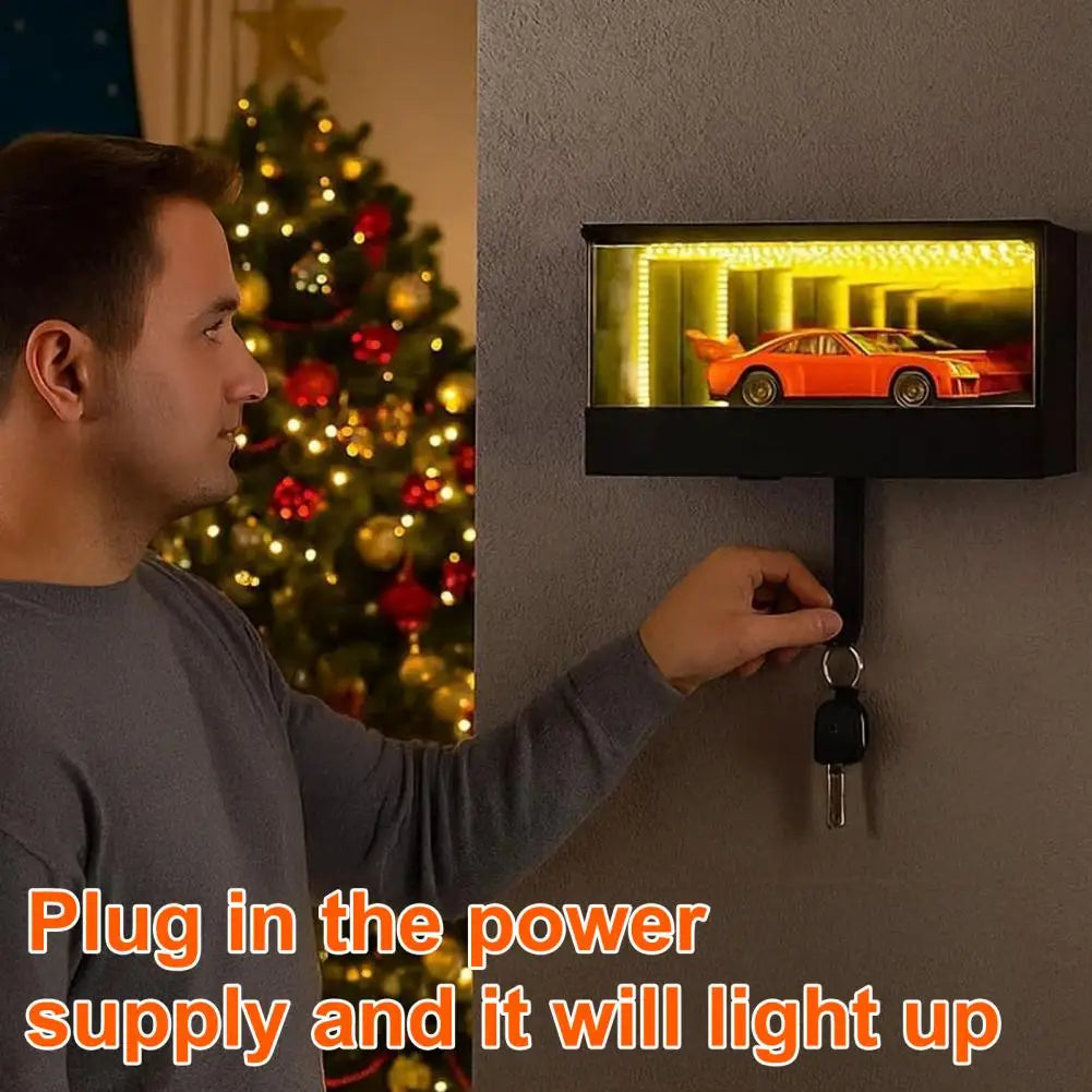 LED Infinity Key Holder