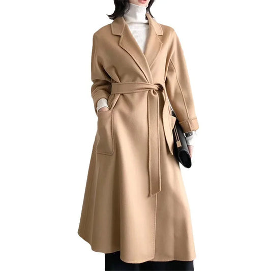 Corrugated Wool Coat