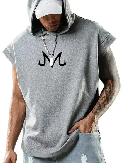 Quick-Dry Bodybuilding Anime Print Vest