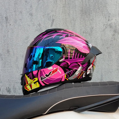 Double-Visor Full-Face Racing Helmet