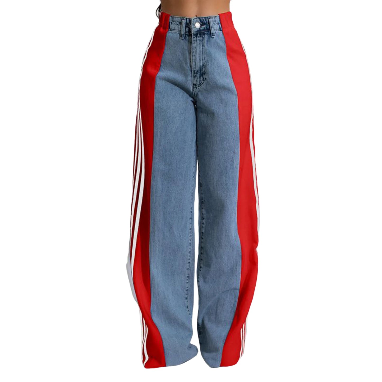 Wide Leg Denim Jeans