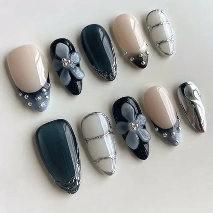 Y2K Cat Eye Press-On Nails