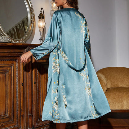 Printed Robe Set