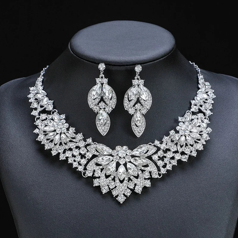 Flower Jewelry Set