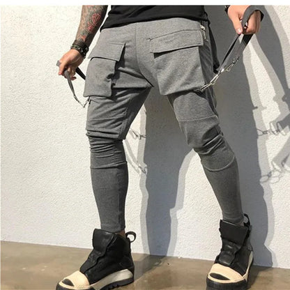 Cargo Ankle Pencil Zipper Pockets Trouser