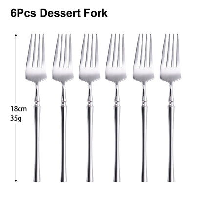 Metal Solid Color Spoon Set