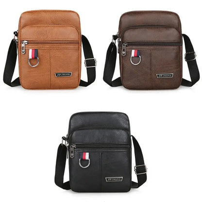TPU Leather Saddle Sling Bag