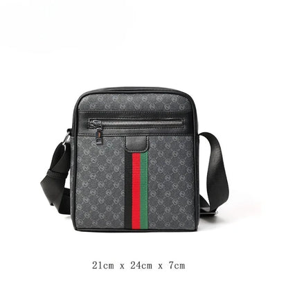 Square PU Leather Crossbody Bag