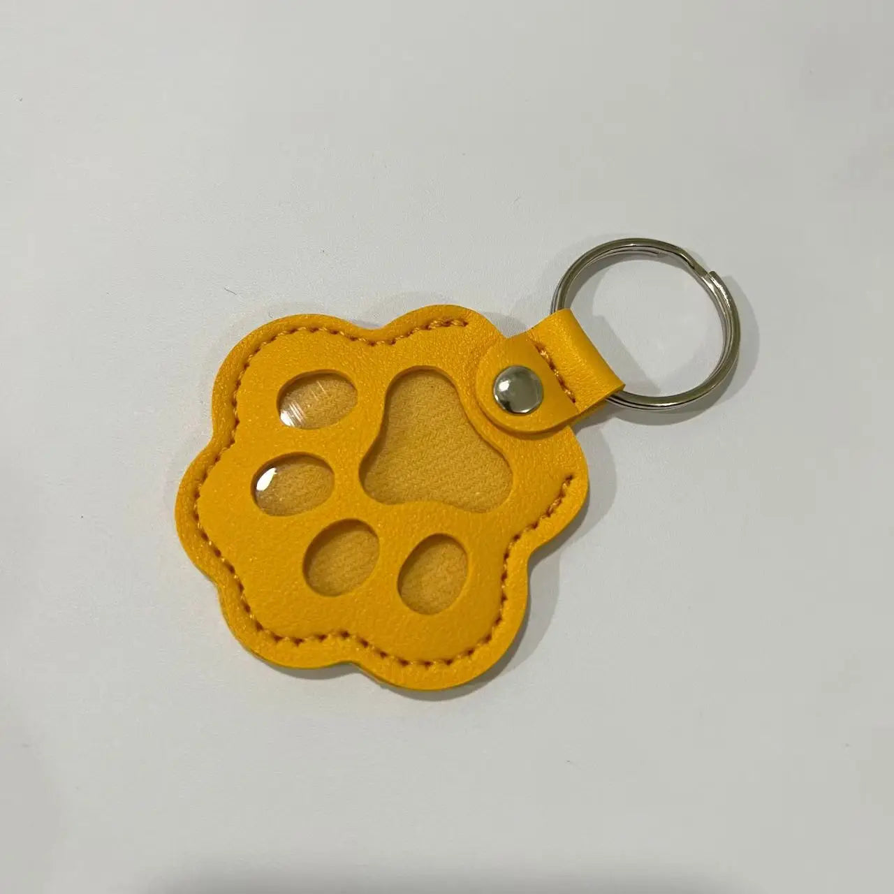 Dog Hair Collector Keychain Leather