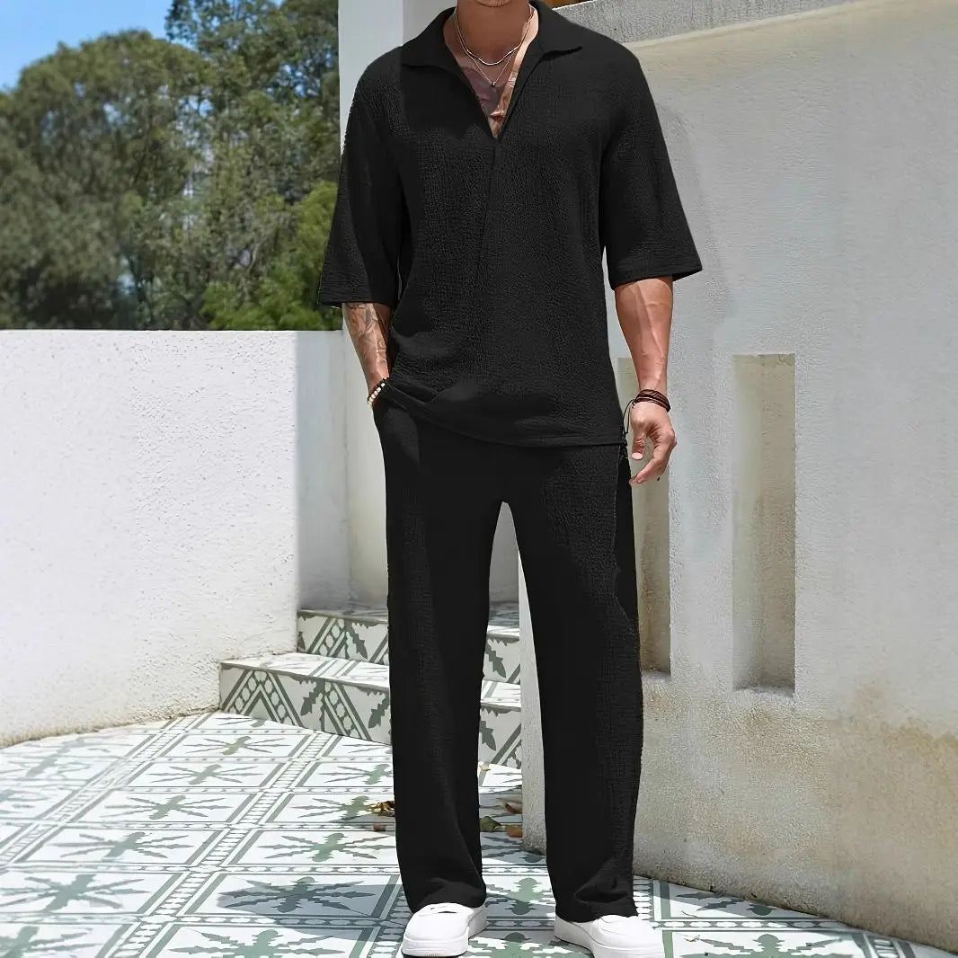 European American Commuter Shirt Set
