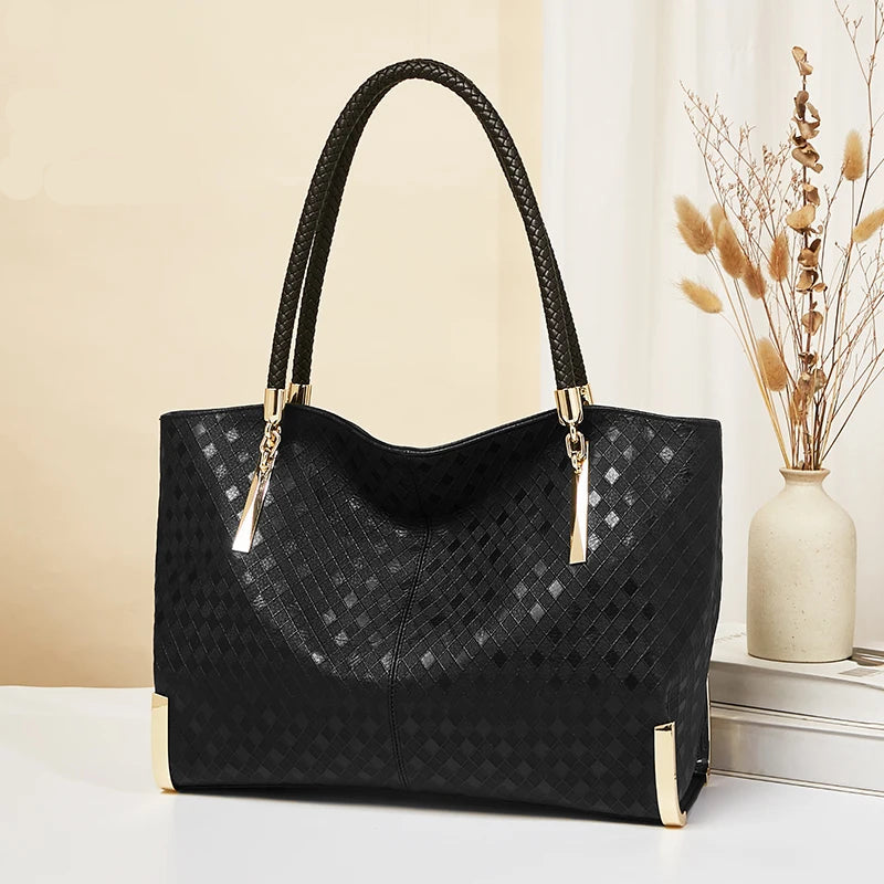 Foxer Sequined Leather Tote